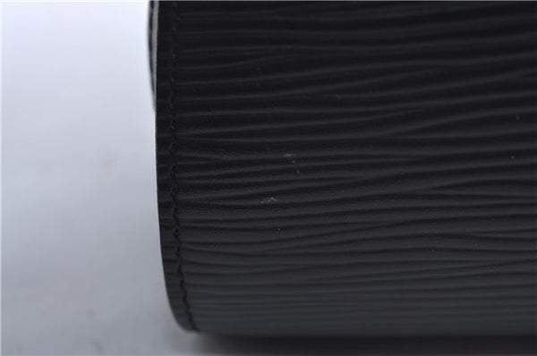 Authentic Louis Vuitton Epi Dauphine Cosmetic Pouch Black M48442 LV 2247D