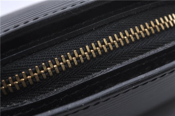 Authentic Louis Vuitton Epi Dauphine Cosmetic Pouch Black M48442 LV 2247D