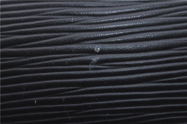 Authentic Louis Vuitton Epi Dauphine Cosmetic Pouch Black M48442 LV 2247D