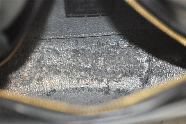 Authentic Louis Vuitton Epi Dauphine Cosmetic Pouch Black M48442 LV 2247D