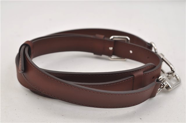 Authentic Louis Vuitton Leather Shoulder Strap Brown 38.6-47.8