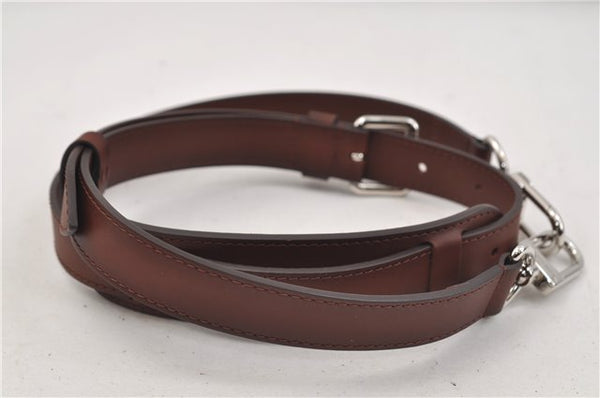 Authentic Louis Vuitton Leather Shoulder Strap Brown 38.6-47.8" LV 2247E