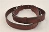 Authentic Louis Vuitton Leather Shoulder Strap Brown 38.6-47.8" LV 2247E