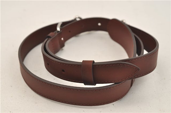 Authentic Louis Vuitton Leather Shoulder Strap Brown 38.6-47.8" LV 2247E