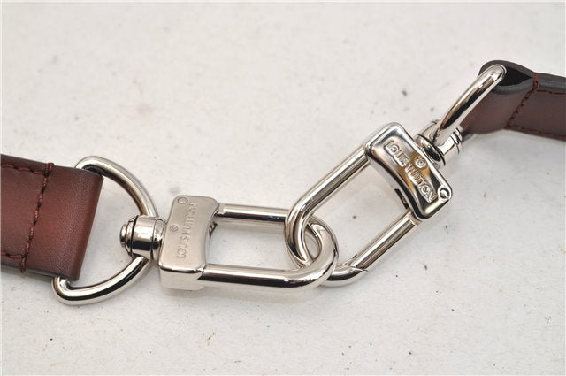 Authentic Louis Vuitton Leather Shoulder Strap Brown 38.6-47.8