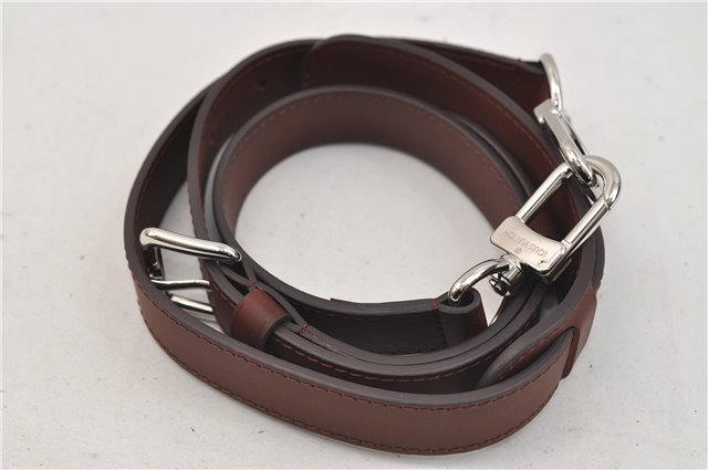 Authentic Louis Vuitton Leather Shoulder Strap Brown 38.6-47.8