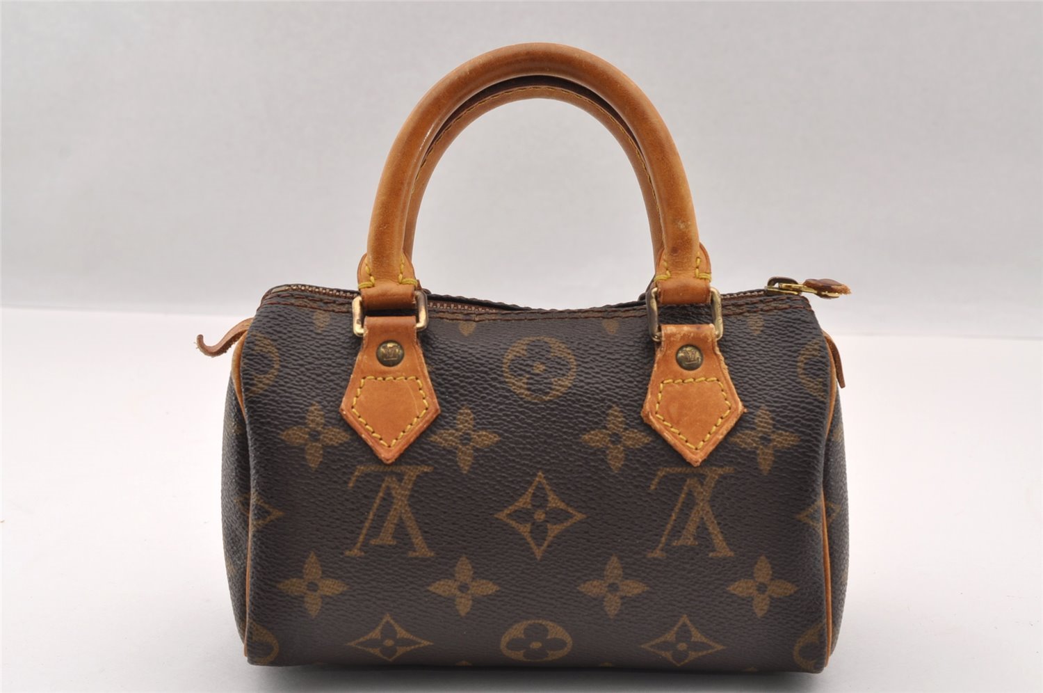 Authentic Louis Vuitton Monogram Mini Speedy Hand Bag Purse M41534 LV 2249I