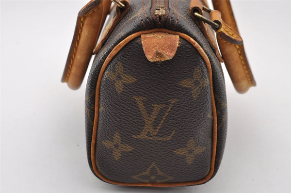 Authentic Louis Vuitton Monogram Mini Speedy Hand Bag Purse M41534 LV 2249I