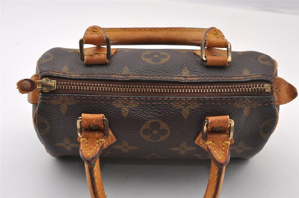 Authentic Louis Vuitton Monogram Mini Speedy Hand Bag Purse M41534 LV 2249I
