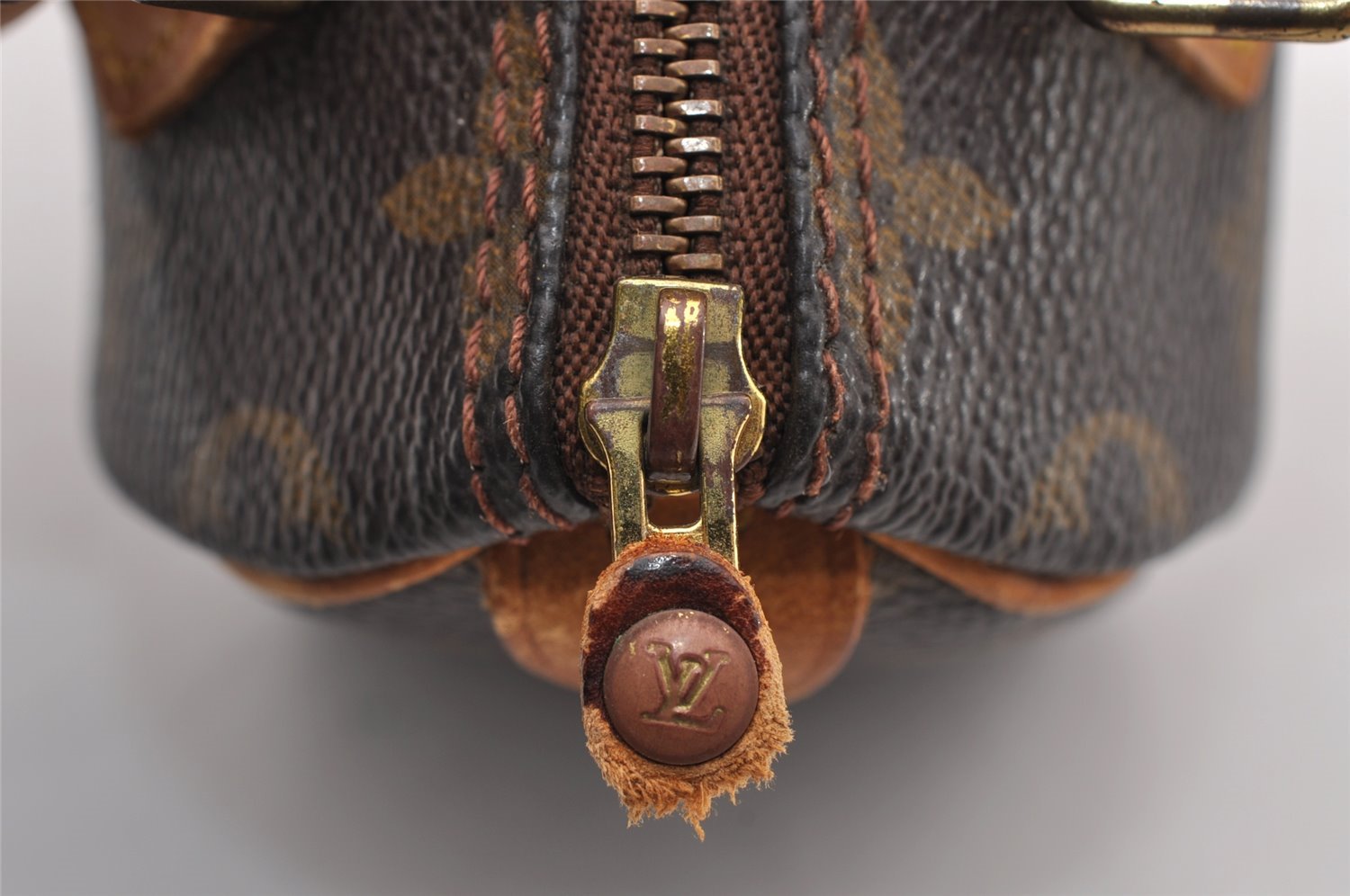 Authentic Louis Vuitton Monogram Mini Speedy Hand Bag Purse M41534 LV 2249I