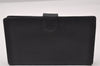 Authentic CHANEL Vintage Caviar Skin CoCo Mark Long Wallet Purse Black 2251I