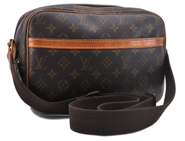 Auth Louis Vuitton Monogram Reporter PM Shoulder Cross Body Bag M45254 LV 2252D