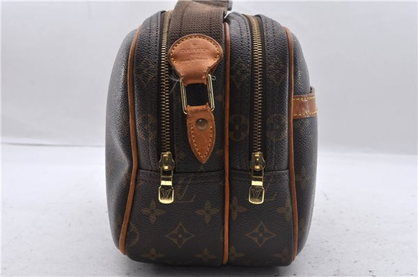 Auth Louis Vuitton Monogram Reporter PM Shoulder Cross Body Bag M45254 LV 2252D