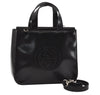 Authentic GUCCI Interlocking G 2Way Shoulder Hand Bag Enamel Black Junk 2252I
