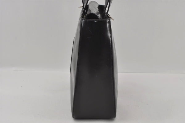 Authentic GUCCI Interlocking G 2Way Shoulder Hand Bag Enamel Black Junk 2252I