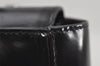 Authentic GUCCI Interlocking G 2Way Shoulder Hand Bag Enamel Black Junk 2252I