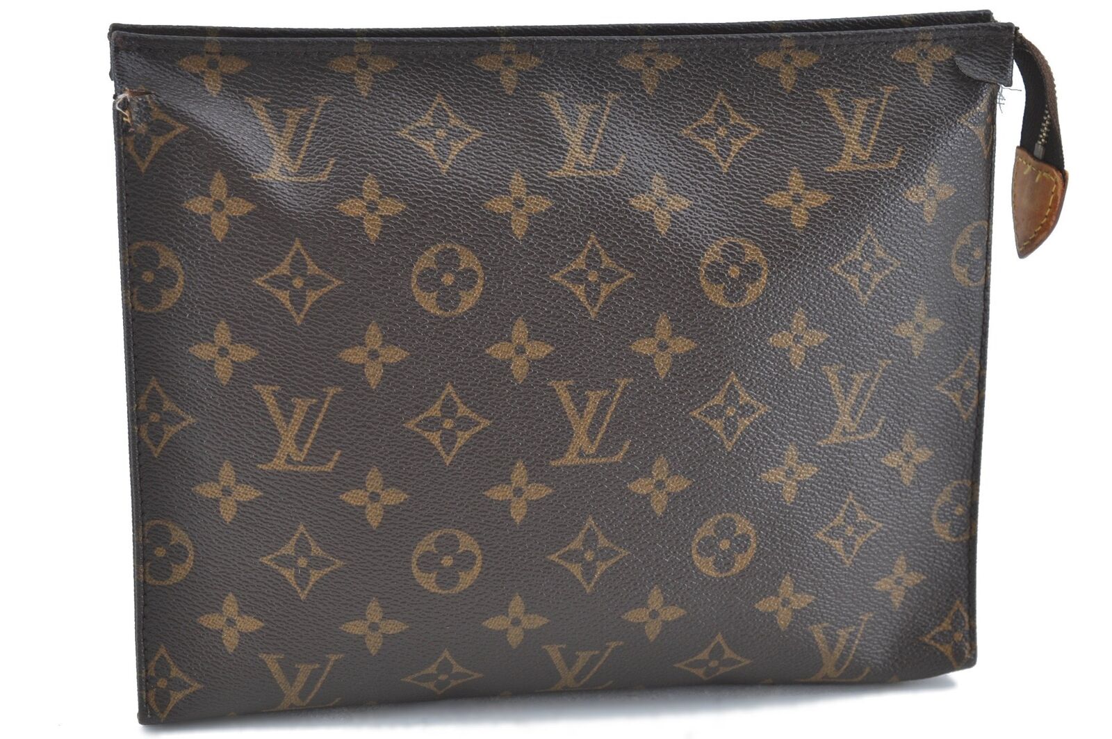 Auth LOUIS VUITTON Monogram Poche Toilette 26 Cosmetics Pouch M47542 LV 2253B