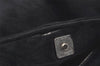 Authentic FENDI Vintage Shoulder Bag Purse Unborn Calf Leather Black 2253I