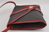 Authentic YVES SAINT LAURENT Shoulder Cross Body Bag PVC Leather Gray 2254I