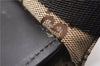 Authentic GUCCI Vintage Waist Body Bag Purse GG Canvas Leather 92543 Brown 2256F