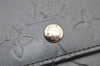 Louis Vuitton Monogram Mat Porte Monnaie Billets Cartes Credit Wallet Navy 2256I