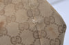 Authentic GUCCI Sherry Line Tote Bag GG Canvas Leather 139260 Beige Pink 2257I