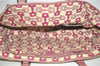 Authentic GUCCI Sherry Line Tote Bag GG Canvas Leather 139260 Beige Pink 2257I