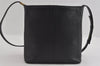 Authentic BURBERRY Vintage Leather Shoulder Bag Purse Black 2259I