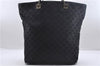 Authentic GUCCI Shoulder Tote Bag GG Canvas Leather 0021098 Black 2260D