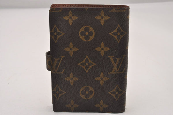 Authentic Louis Vuitton Monogram Agenda PM Notebook Cover R20005 LV 2260I
