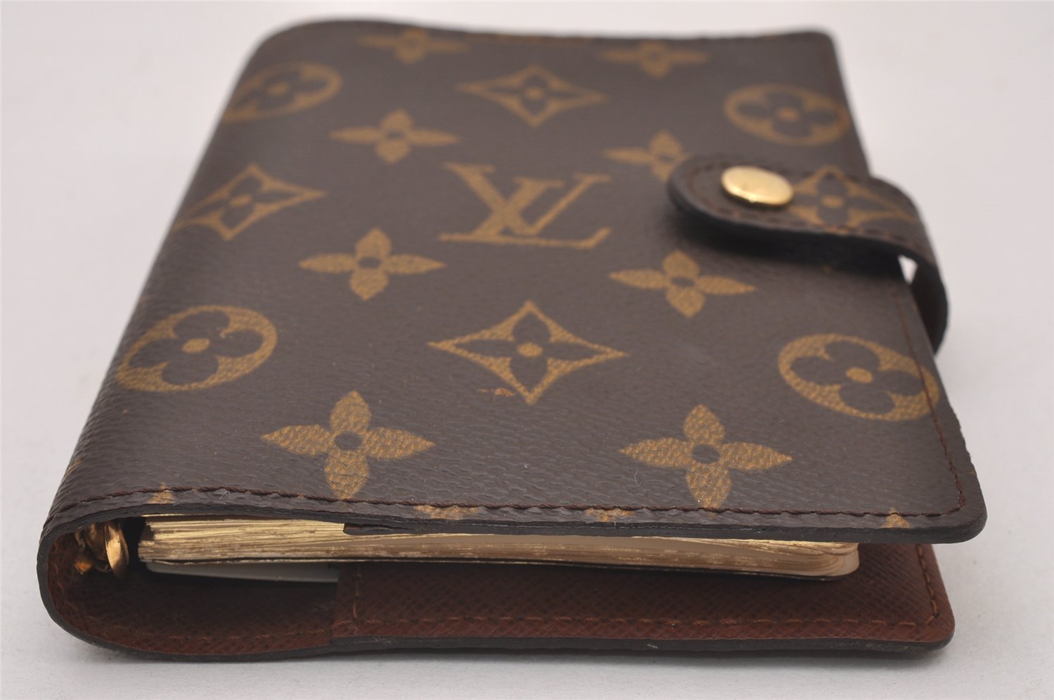 Authentic Louis Vuitton Monogram Agenda PM Notebook Cover R20005 LV 2260I