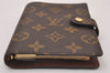 Authentic Louis Vuitton Monogram Agenda PM Notebook Cover R20005 LV 2260I