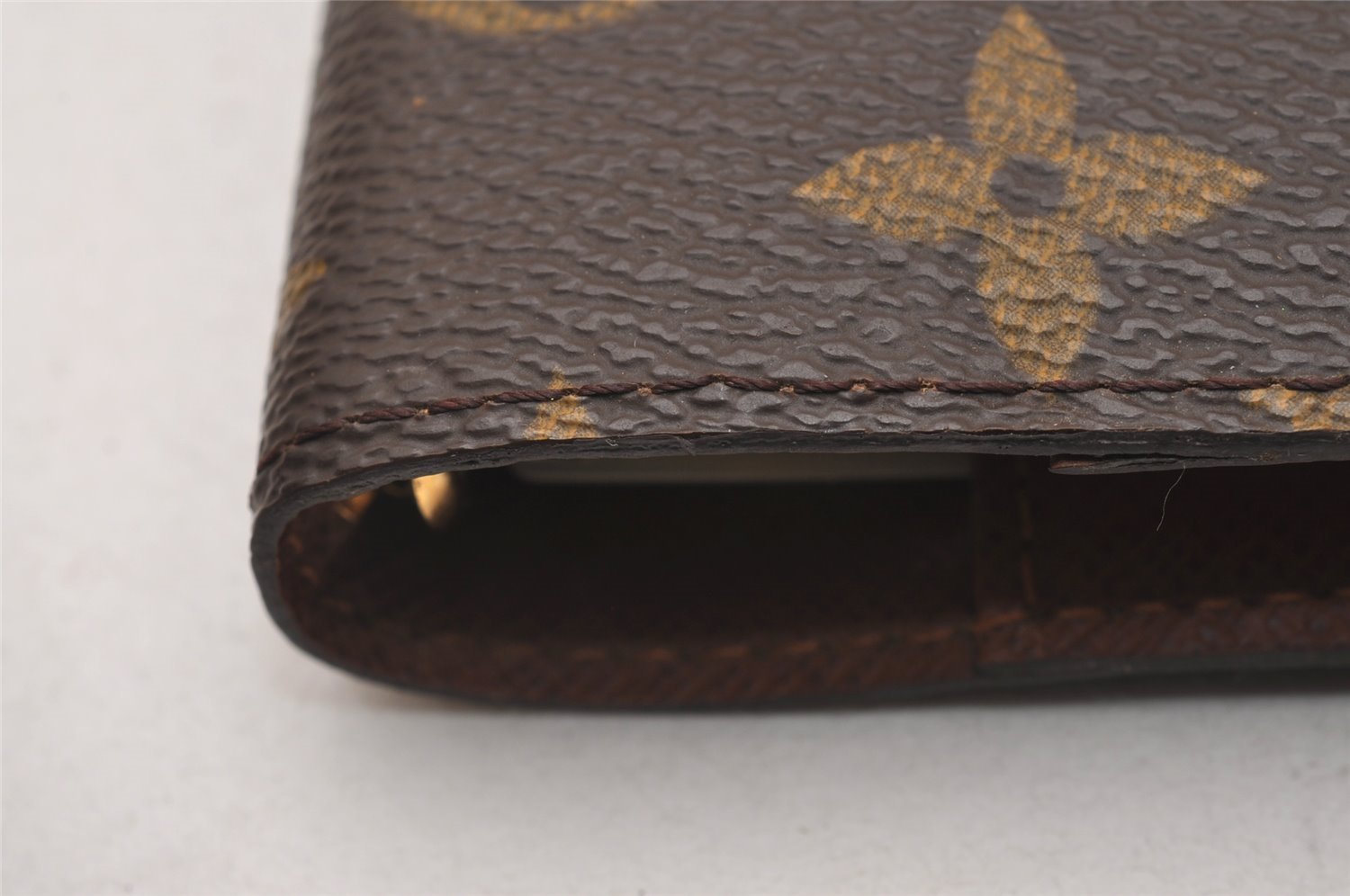 Authentic Louis Vuitton Monogram Agenda PM Notebook Cover R20005 LV 2260I