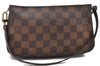 Authentic Louis Vuitton Damier Navona Hand Pouch N51983 LV 2262D