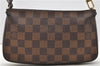 Authentic Louis Vuitton Damier Navona Hand Pouch N51983 LV 2262D