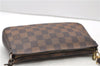 Authentic Louis Vuitton Damier Navona Hand Pouch N51983 LV 2262D