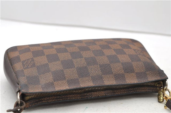 Authentic Louis Vuitton Damier Navona Hand Pouch N51983 LV 2262D