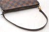Authentic Louis Vuitton Damier Navona Hand Pouch N51983 LV 2262D