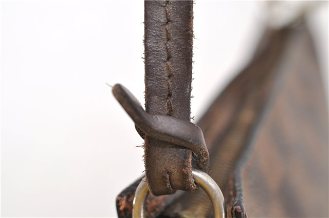 Authentic Louis Vuitton Damier Navona Hand Pouch N51983 LV 2262D