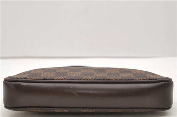 Authentic Louis Vuitton Damier Navona Hand Pouch N51983 LV 2262D