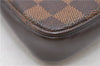 Authentic Louis Vuitton Damier Navona Hand Pouch N51983 LV 2262D