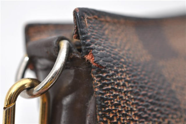 Authentic Louis Vuitton Damier Navona Hand Pouch N51983 LV 2262D