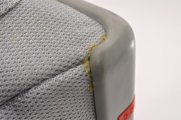 Authentic PRADA Sports Nylon Tessuto Leather Shoulder Crossbody Bag Silver 2262I