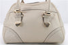 Authentic GUCCI Guccissima Leather Shoulder Hand Bag 131507 White 2263D