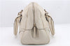 Authentic GUCCI Guccissima Leather Shoulder Hand Bag 131507 White 2263D