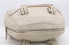 Authentic GUCCI Guccissima Leather Shoulder Hand Bag 131507 White 2263D