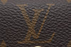 Authentic Louis Vuitton Monogram Porte Monnaie Plat Coin Purse M61930 LV 2263I