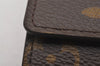 Authentic Louis Vuitton Monogram Porte Monnaie Plat Coin Purse M61930 LV 2263I