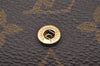 Authentic Louis Vuitton Monogram Porte Monnaie Plat Coin Purse M61930 LV 2263I