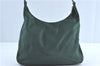 Authentic PRADA Nylon Tessuto Shoulder Tote Bag Green Khaki 2264C